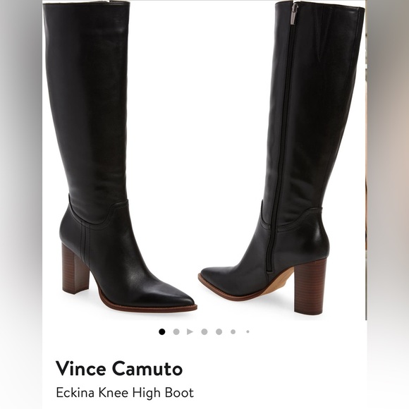 Like New without box Vince Camuto tall black boots - Picture 1 of 1